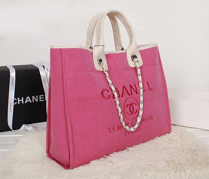 chanel bucket bolsa pink